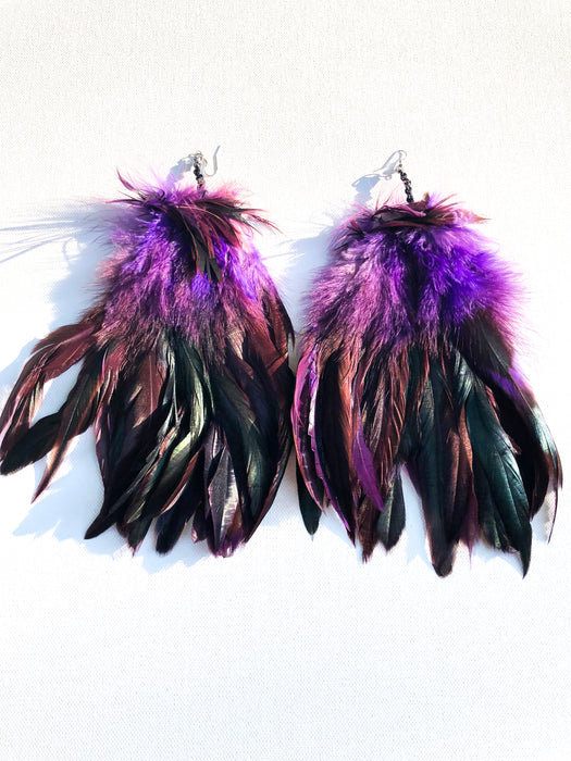 Purple Pleasure Feathers - Nappy Rutz